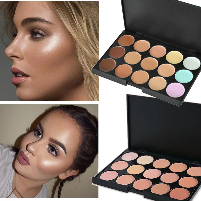

Face Powder Translucent Brighten Oil-Control Setting Pressed Powder Palette Highlighter Bronzer Contour Compact Powder