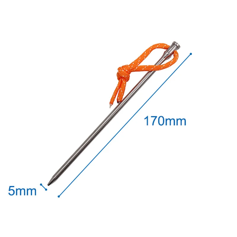 Из титана для палатки гвоздь колышки высокая прочность открытый тент аксессуары навес водонепроницаемый сплав из титана для палатки колышек