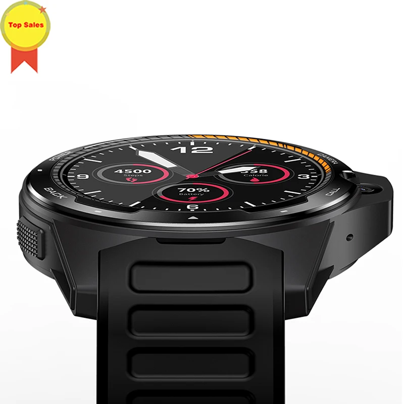 zeblaze Smart Watch 1.39 inch Pedometer Heart Rate Monitor Watch 8MP Camera dual system 2G+16G Smartwatch Support 4G Network