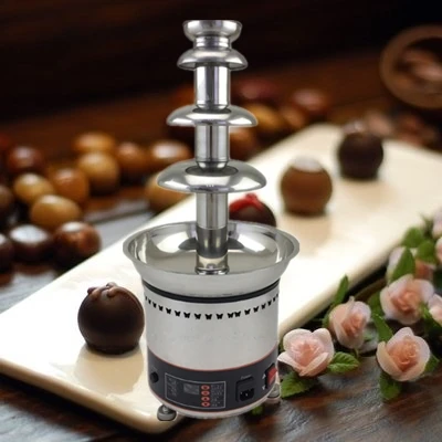 

58cm Digital Chocolate fondue Melt Waterfall Machine 110v 220v Electric 4 Tiers Chocolate Fountain Machine