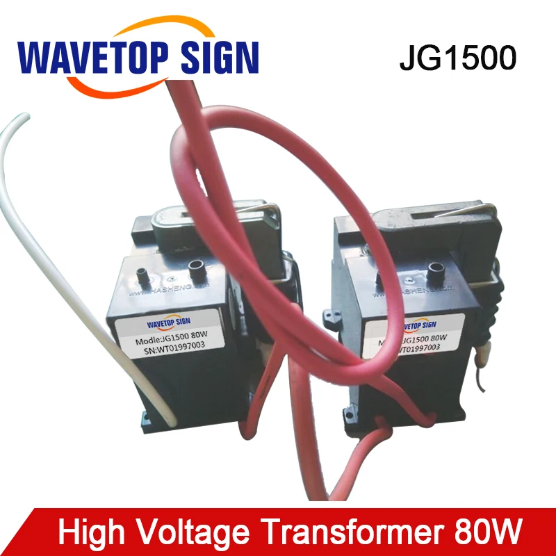 

High Voltage Transformer JG1500 80W Use for Yueming Laser Power Supply 80W