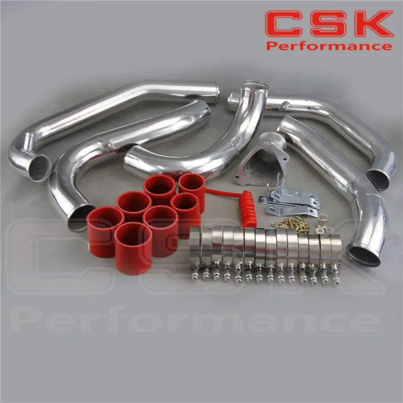 

Front Mount Intercooler pipe piping Kit for Mazda RX7 RX-7 FC FC3S 13B 86-91 RED