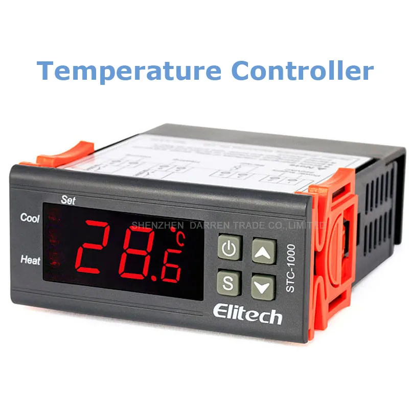 Temperature Controller Thermostat Measuring Range 50 99 Degree