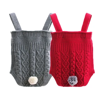

Wool Baby Rompers 2020 Spring Baby Girl Clothes Cute Baby Girl Sweater Infant Baby Jumpsuit Autumn Newborn Clothing Kids Costume