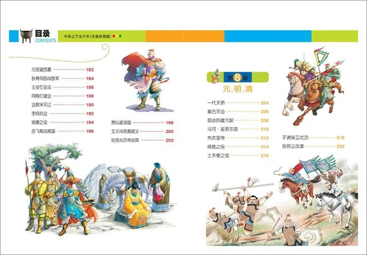 Китайский на пять тысяч лет история книги с Pin Инь и фотографии для детей дети развивающие книги