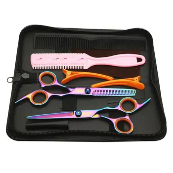 

1 Set Colored Hairdressing Scissors Set Household Professional Hairdressing Tools