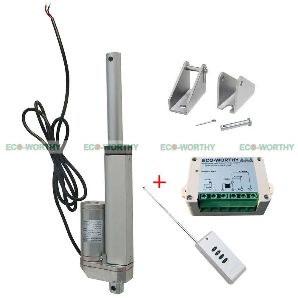 

Stroke 4'' 12V Multi-function Linear Actuator W/ Wireless Motor Controller Kit