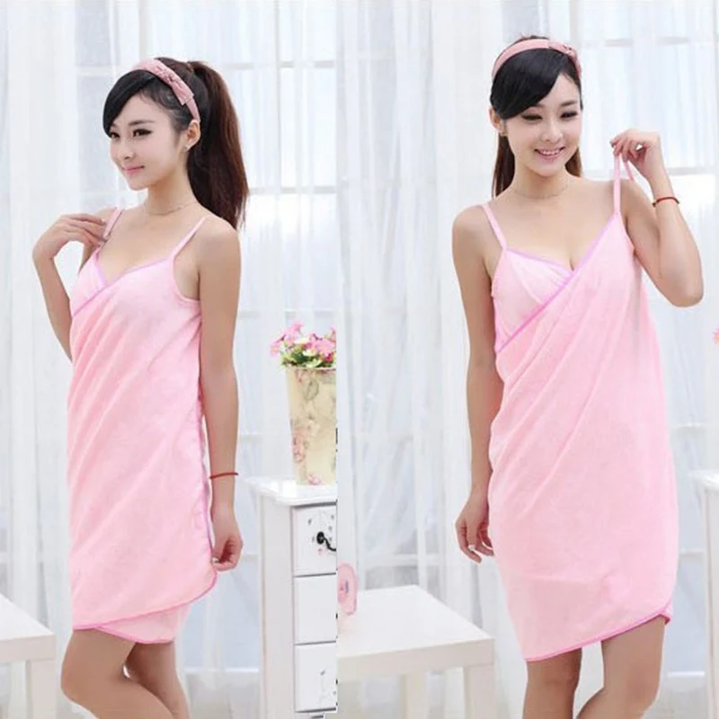

towel chair Spa Bath Towel Wrap Shower Robe Clothing Towel Wrap With Adjustable Straps Body Towel For Women Bathroom Accessorie