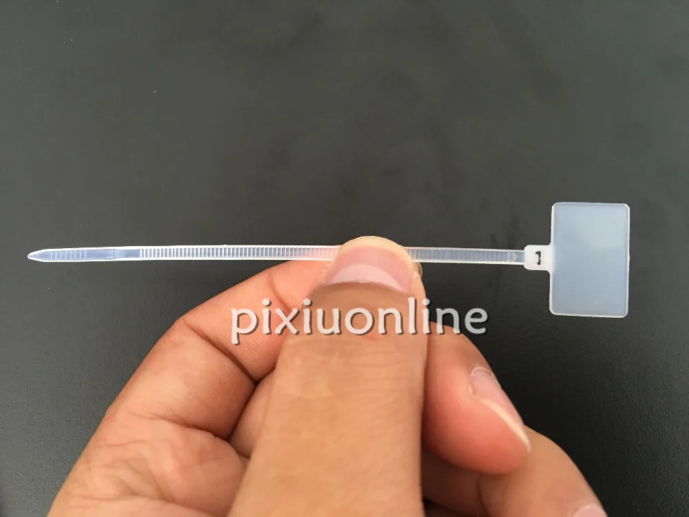 100pcs/pack DS138 3*100mm Width 2.5mm Power Zip Ties Write On Ethernet Wire Power Cable Label Mark Tags Free Shipping Russia