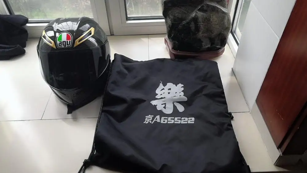 

3M Reflective Soft Cloth Protective Helmet Drawstring Backpack for Motorcycle ,Cycling ,Ski,Equestrian ,Climbing Helmet