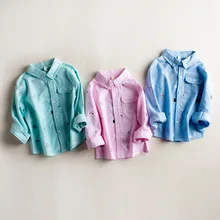 Детская верхняя одежда для мальчиков блузка Детские рубашки с длинными рукавами весна Костюмы Мужская детская рубашка мультфильм Футболка с принтом осень верхняя одежда