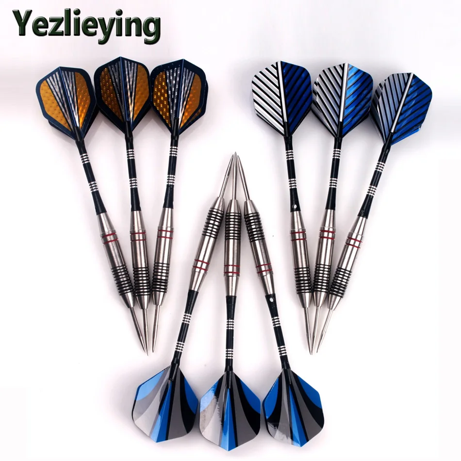 9 PCS(3sets) Professional Steel Tip Darts aluminum Barrel Shafts Nice