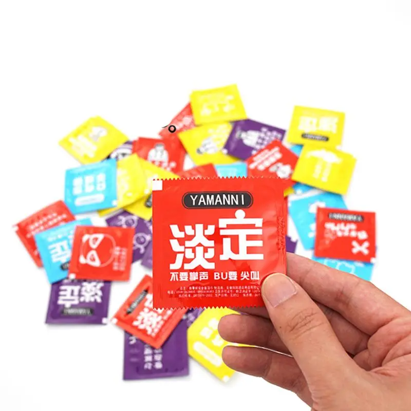 

1 Bag Funny Chinese Words Take Out Restaurant Gift Creative Tricky Joke Condom Shape Wet Wipes Towel Potable Individually #11