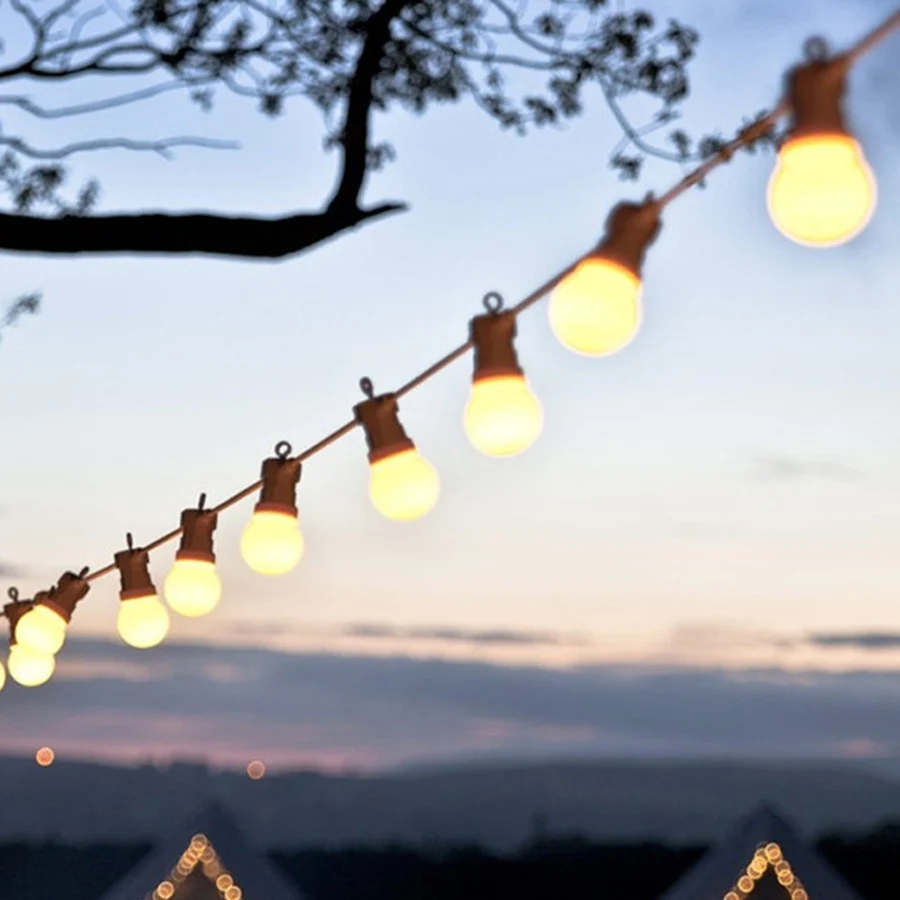 Thrisdar 13M G50 LED Globe Festoon LED String Light Outdoor Garden party Patio Globe Ball Wedding Christmas Pedant Garland Light Thrisdar 13M G50 LED Globe Festoon LED String Light Outdoor Garden party Patio Globe Ball Wedding Christmas Pedant Garland Light