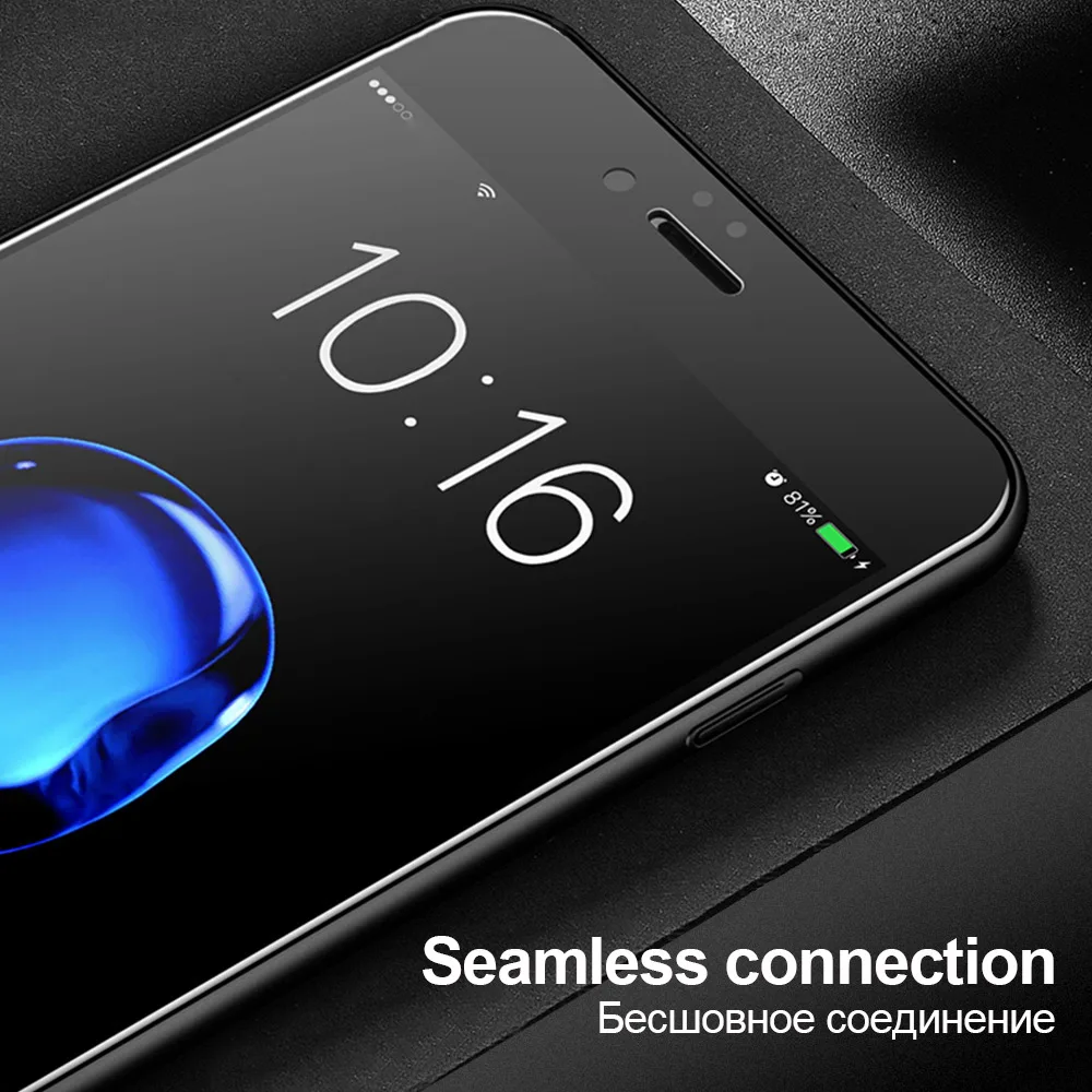 TOMKAS 6D Gebogene Kante Glas Für iPhone 6 6 s Screen Protector Gehärtetem Film Für iPhone 8 7 6 6