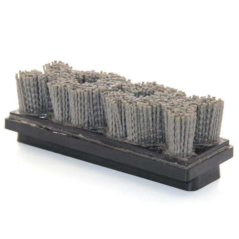 RIJILEI 10PCS/Set Strong Fickert Abrasive Antique Brush Silicone carbide brush for granite finishing Matte Polishing Brush YG08