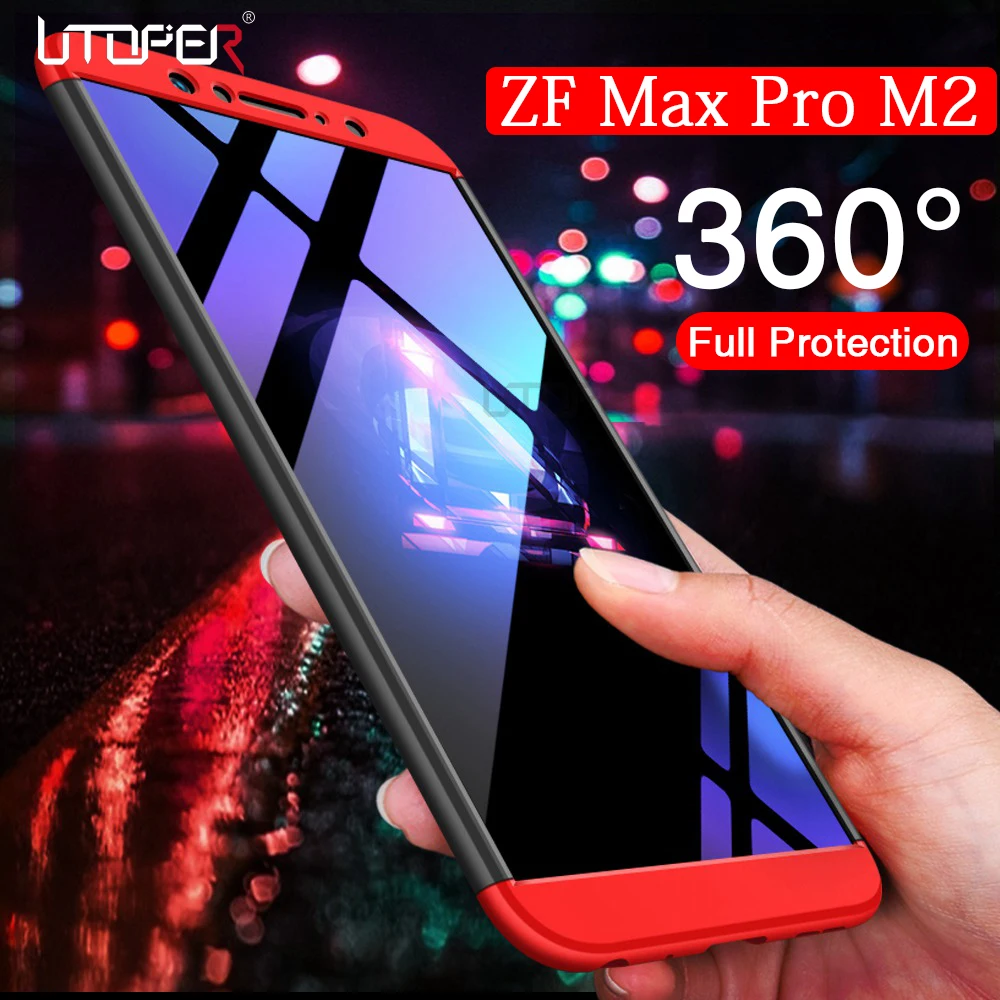 

360 Full Case For Asus Zenfone Max Pro M2 Case Luxury Hard PC Cover Case For Asus Zenfone Max Pro M1 ZB601KL ZB631KL Case Coque