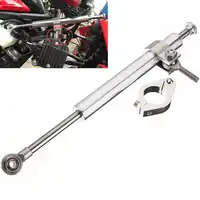 Mayitr 1pc 330mm Aluminum Motorcycle Steering Damper Stabilizer Universal For Honda For Kawasaki For Suzuki