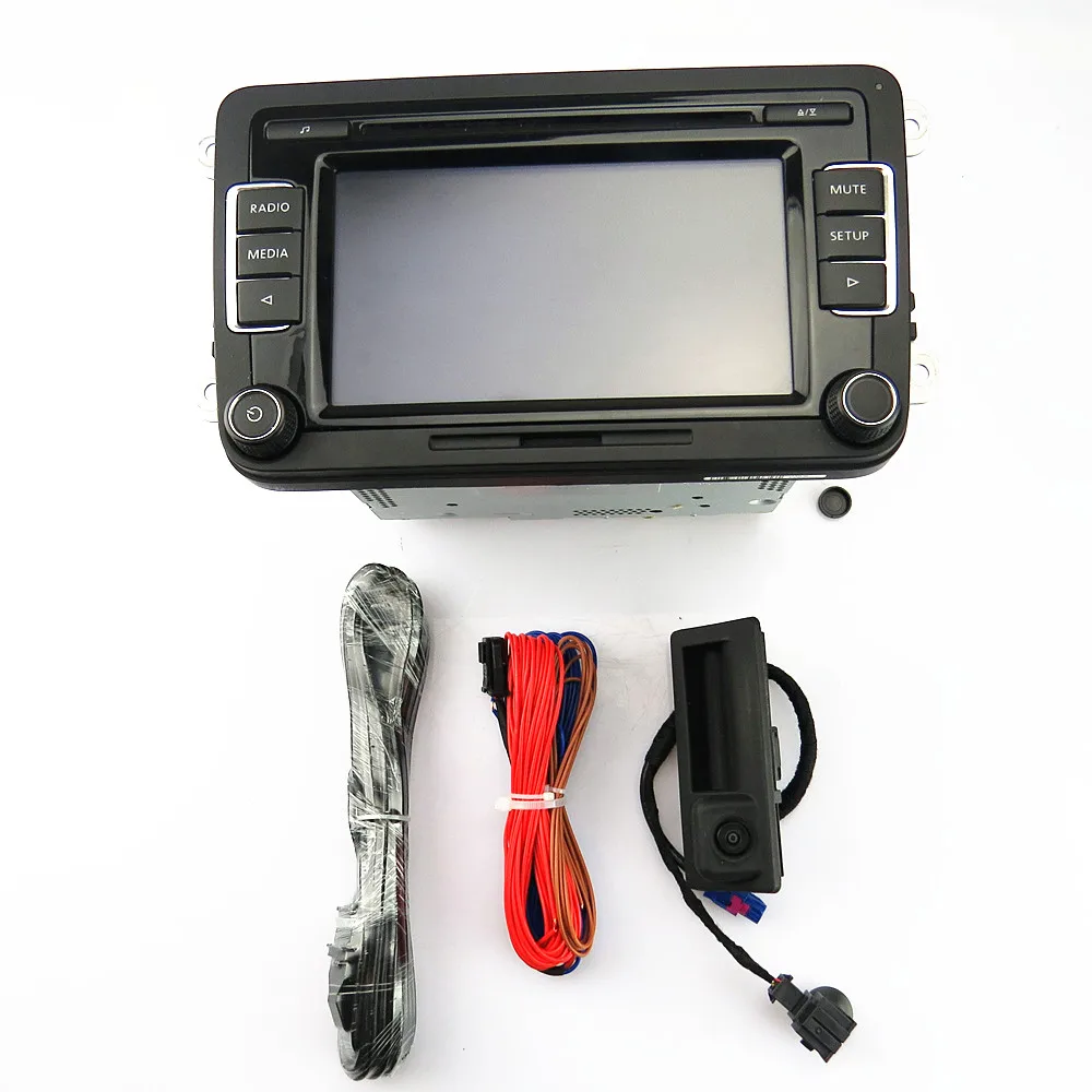SCJYRXS 1 комплект RCD510 камера заднего вида соединительный провод+ RGB задняя камера для автомобиля для Passat B7 Tiguan Caddy 56D 827 566 A