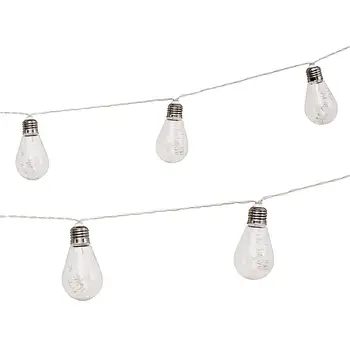 

Kaigelin 10 LED String Fairy Light Christmas LED Globe Bulb Fairy String Lights Outdoor Party Garden Garland Bulb With Remote