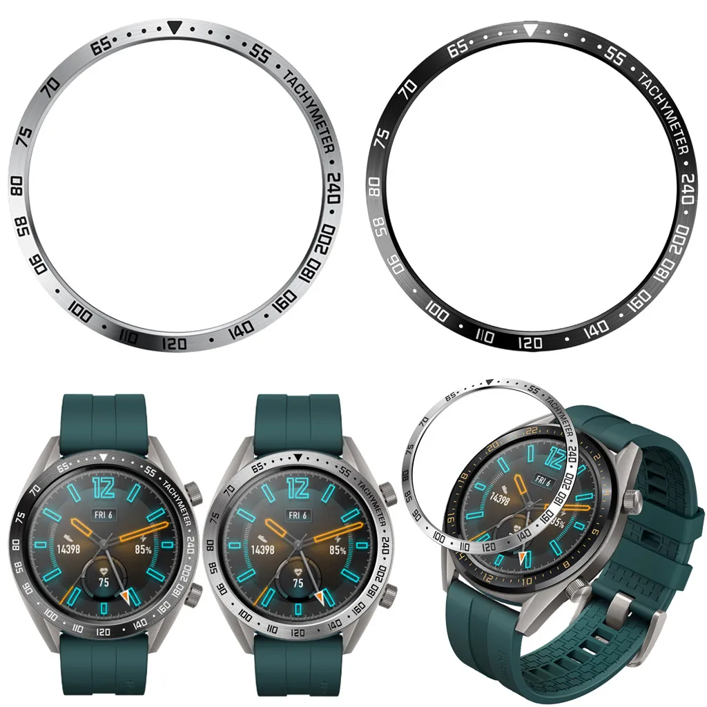 

Bezel Ring Adhesive Cover Anti Scratch Metal For Huawei Watch GT / Active 46MMfor for wearable devices dropshipping