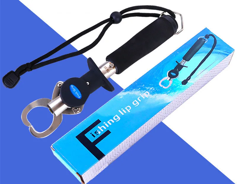 Multipurpose Stainless Steel Fish Lip Gripper with Scale and Ruler 15Kg Weight Scale 100cm Ruler Fish Lip Grip with Hand Rope (7)