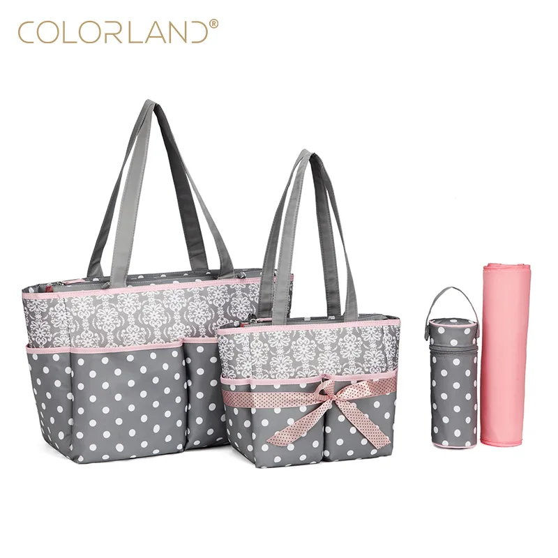 5pcs/Set Fashion Mother Bag Diaper Bags For Mom Baby Large Capacity