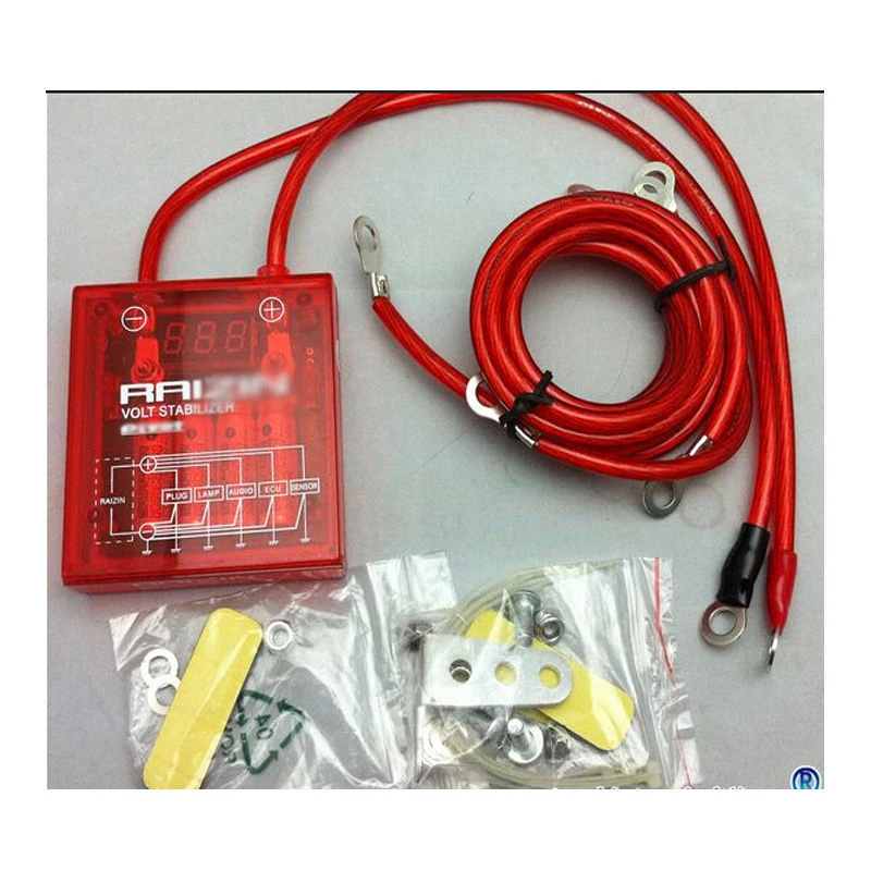 Car Electronic Pivot Fuel Saver Grounding Voltage Stabilizer Regulator