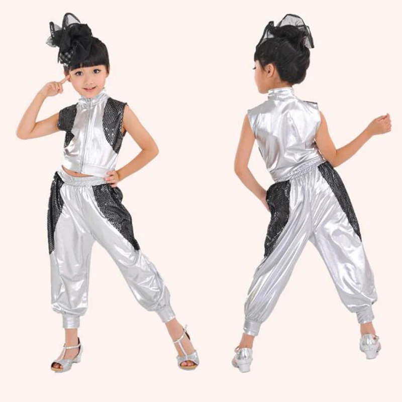 Купить дети хип-хоп производительности одежда наборы девушки джаз ...