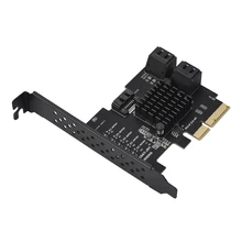 Добавить на карты PCI-E SATA PCI Express SATA 3 контроллер PCIE SATA HUB 5 портов SATA3 6 Гбит/с адаптер+ низкопрофильный кронштейн для рабочего стола