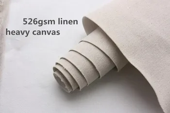 

526g heavy linen blend blank painting canvas with good quality 156cm wide
