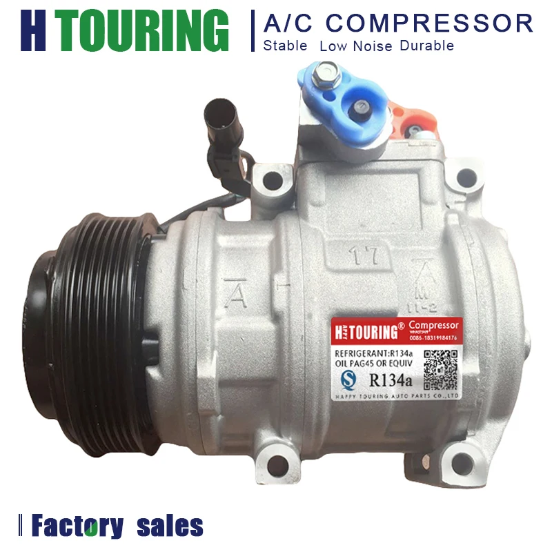 -16 Auto ac compressor for SSANGYONG REXTON KYRON ACTYON Sport 2.0 2011 6652300311 66523-00311 66513-03111 6652300511