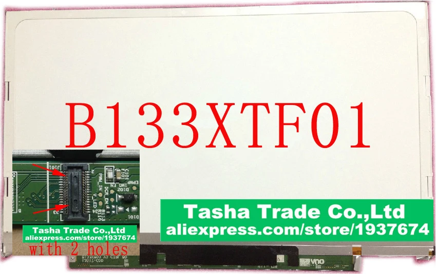 

B133XTF01 with 2 Holes for Acer S3-951 S3-391 S3-2464G Laptop LCD screen B133XW03 V.3 V3 B133XTF01.0 B133XTF01.1 B133XTF01.2
