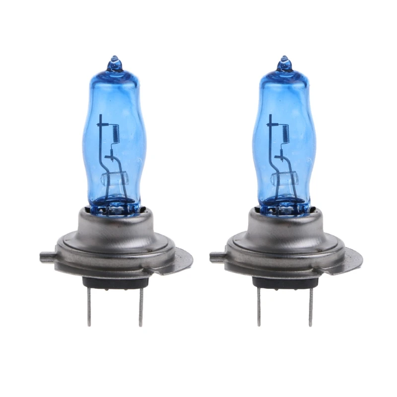 

1 Pair H7 55W 12V HOD Xenon White 6000k Halogen Car Head Light Globe Bulb Lamp