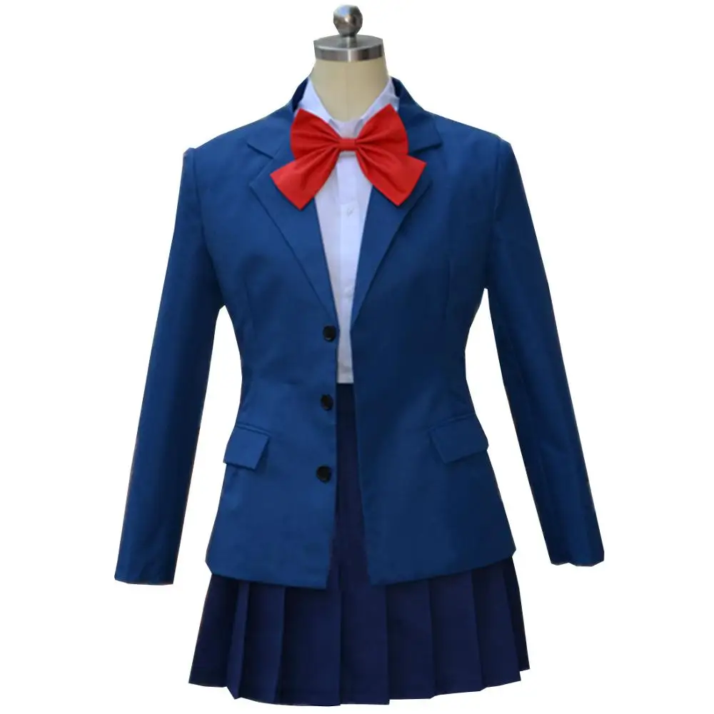 Tomo Aizawa Cosplay Costume Wig Anime Tomo-chan Is A Girl! Junichirou  Kubota Green School Uniform Skirt Spats Pants Women Man