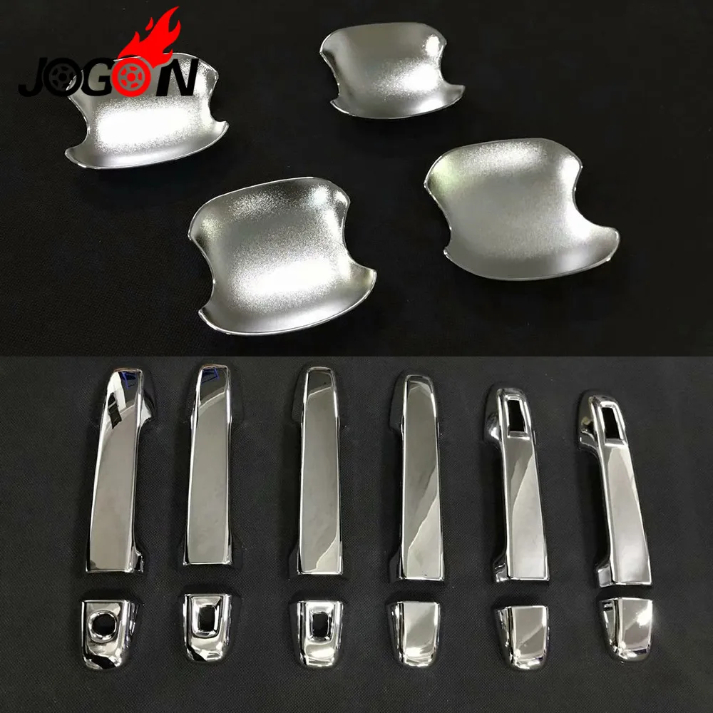 

New Car Stylish ABS Chrome Exterior Door Handle Bowl Cover Trim for Toyota Voxy Noah R80 2014 2015 2016 2017 2018