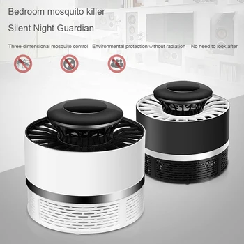 

LED Indoor USB Photocatalyst Mosquito Killer Lamp Bug Zapper Mosquito Repellent Bug Insect Trap Light Non-toxic for Baby