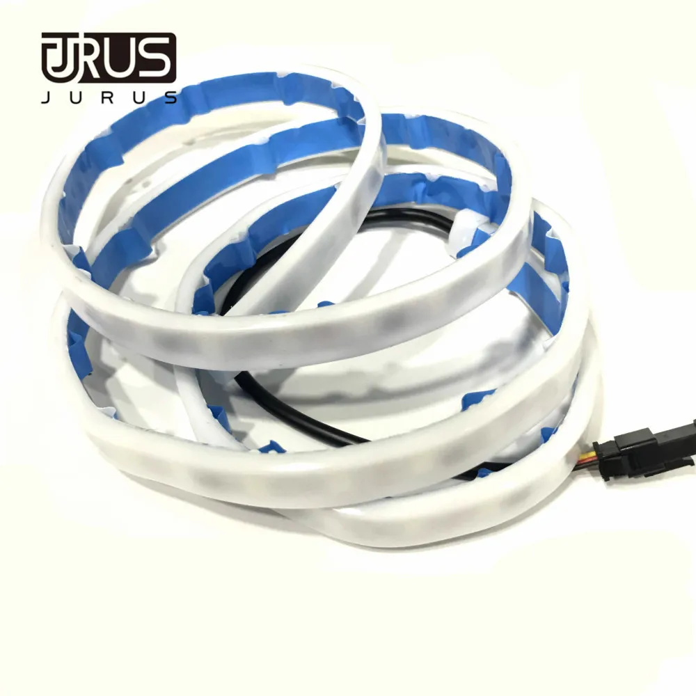JURUS Car-Styling Turn Signal Amber Flow Car Led Strip RGB Trunk Tail Light Ice Blue DRL Daytime Running Light RED Brake Lights JURUS Car-Styling Turn Signal Amber Flow Car Led Strip RGB Trunk Tail Light Ice Blue DRL Daytime Running Light RED Brake Lights