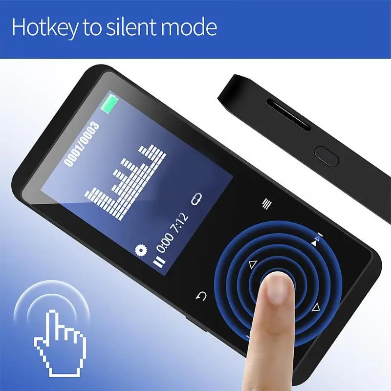 Мини C15 Bluetooth 4,1 HiFi MP4 медиаплеер Видео FM Радио металлический рекордер 4,1 HiFi 8G MP3 MP4 проигрыватель с функцией записи ручка