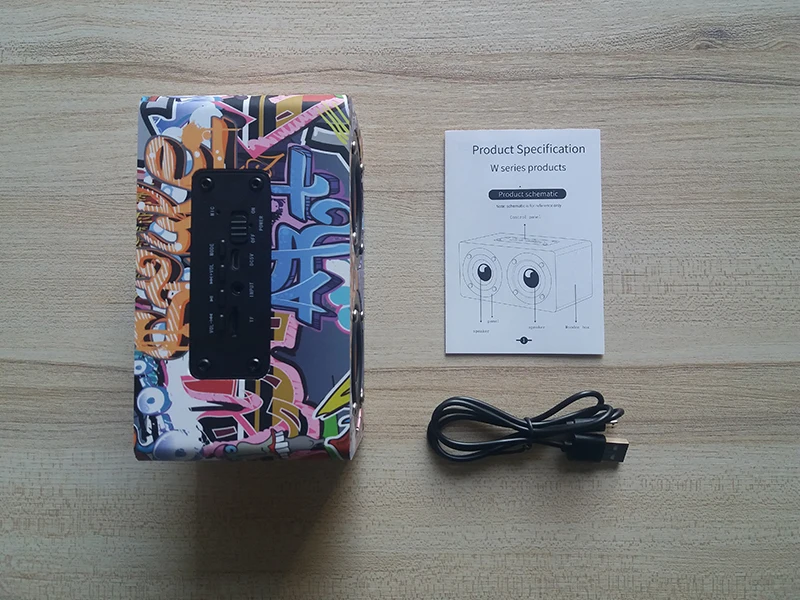 hyperguider Doodle Bluetooth Speaker Wooden (8)