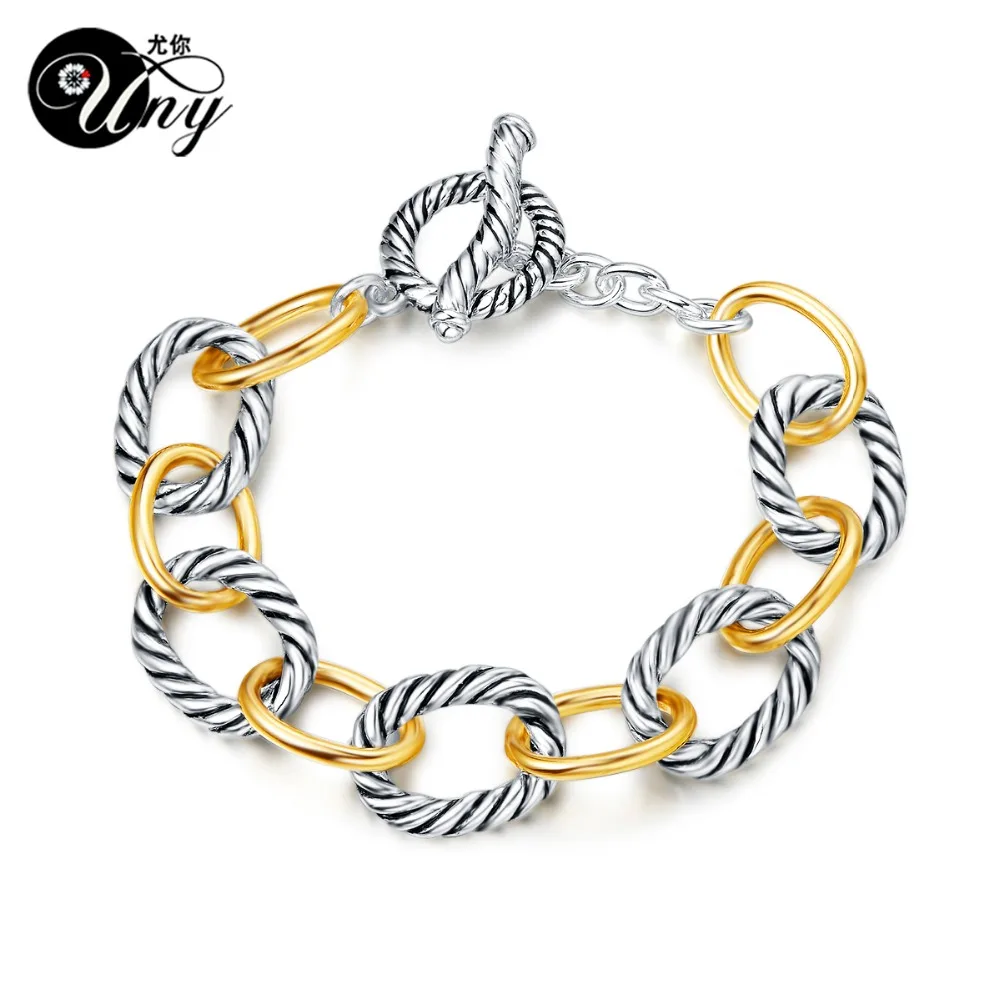 UNY Bracelet Designer Brand David Inspired Bracelets Antique Women Jewelry Cable Wire Vintage