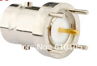 

100pcs/lot BNC Straight PCB Mount Jack Receptacle RF coaxial connector