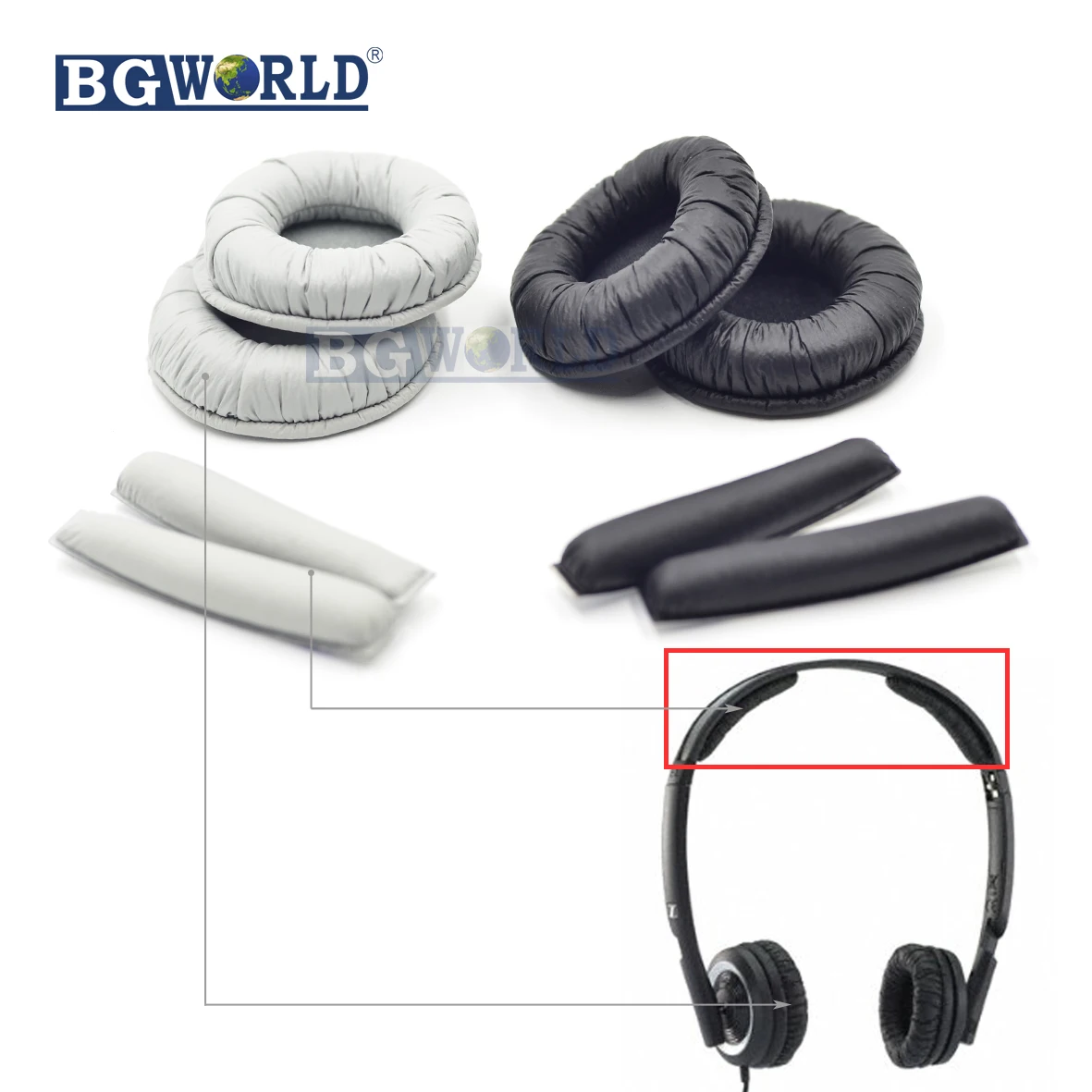 Replacement Ear Pads Earpads Foam Cover Cushion For Sennheise Px100 Px200 Koss Porta Pro Pp Sp