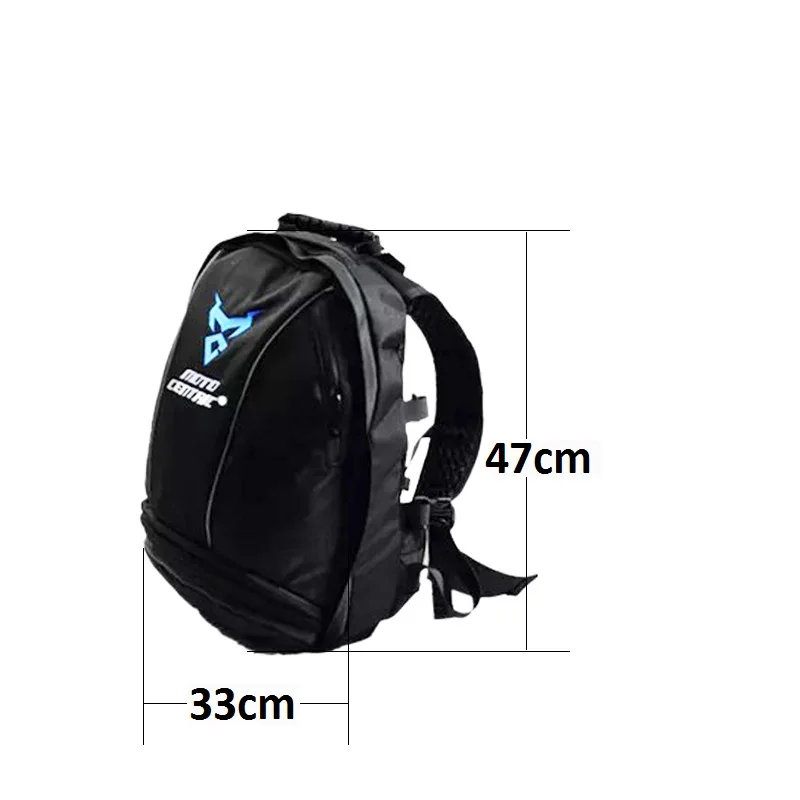 1x Black Motorcycle Knight Backpack Helmet Bag Motorcycle Riding Shoulder Bag Off-road Motorcycle Men Bag Package (2)