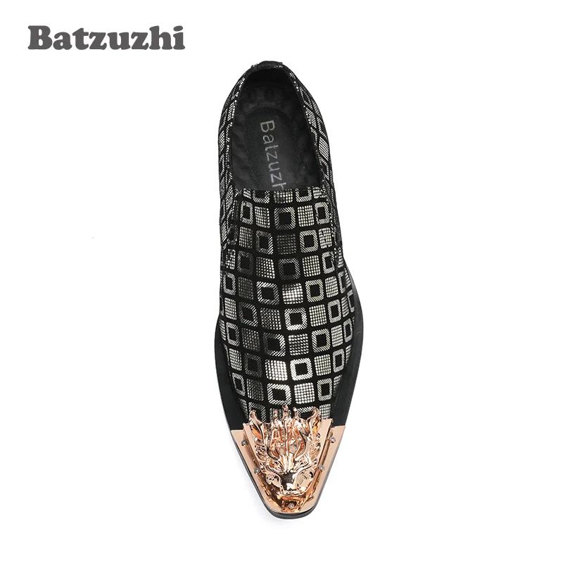 Batzuzhi/итальянская брендовая мужская обувь Zapatos Hombre кожаные модельные туфли с