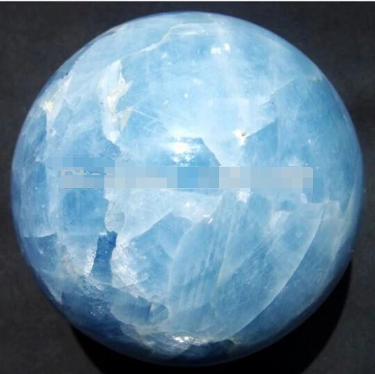 WBY + --- 421 Madagascar Ice Blue Кристалл кальцита шаровой шар | Дом и сад