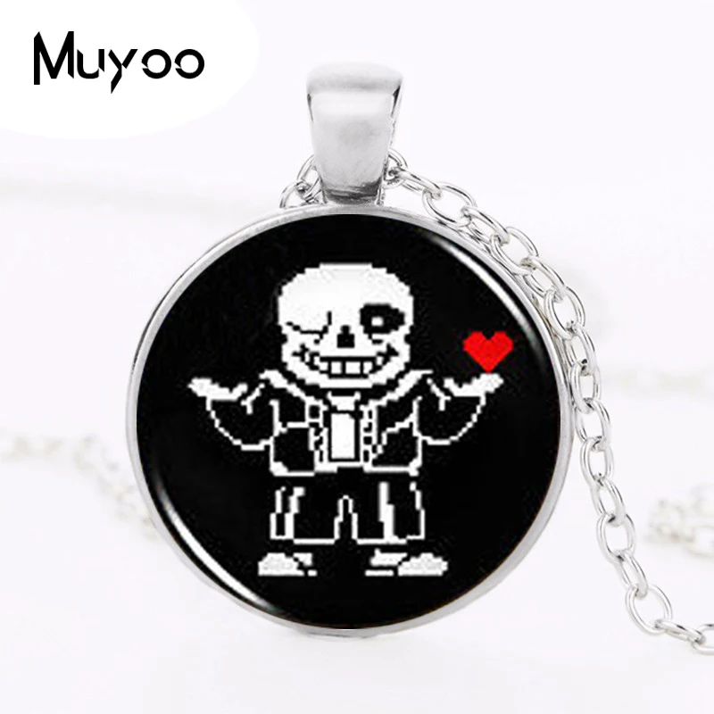 Undertale Sans игра для мужчин фанатов кукла модное ожерелье Косплей Кулон стимпанк ювелирные изделия лучшие друзья подарок цепочка Подвески HZ1