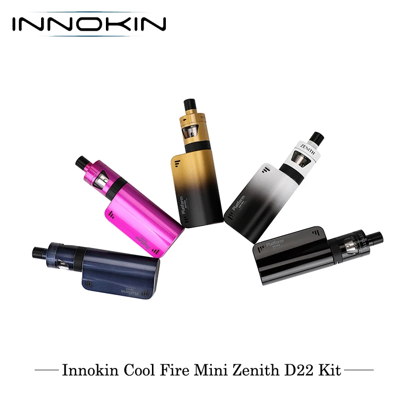 Электронные сигареты Innokin CoolFire Mini Zenith D22 40 Вт стартовый комплект VV/VW Vape испаритель комплект 1300 мАч 3 мл емкость с катушкой Plexus Z