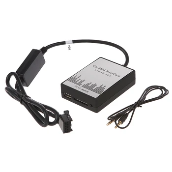 

USB SD AUX Car MP3 Music CD Changer Audio Adapte For Peugeot 307 407 Citroen C4 C5 RD4 12PIN Interface CD Quality