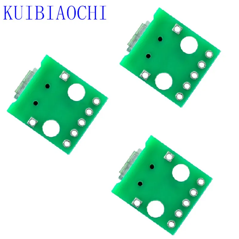 Фото 10 шт./лот микро USB адаптер DIP 5 контактный гнездовой разъем B Тип PCB конвертер 10 шт./лот микро USB адаптер DIP 5 контактный гнездовой разъем B Тип PCB конвертер
